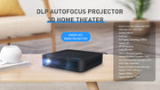 Portable Smart 4K Projector Mini Home Theater Android  Outdoor Wifi Bluetooth Mobile Battery LED Video Game Phone Cinema Speaker