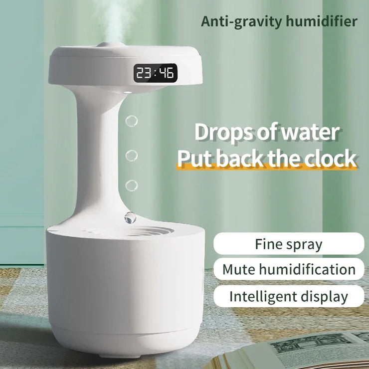 New Anti-Gravity Humidifier Desktop Mute 800ml Large Capacity Small Household Air Humidifier Bedroom Air Purification Fog