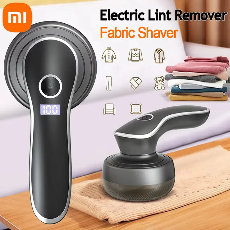 Xiaomi Electric Lint Remover Rechargeable Pellet Fabric Shaver Digital Display Portable Remover Clothes Fluff Hair Balls Shaver